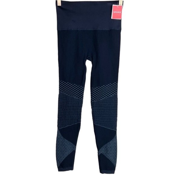 Spanx Indigo Sky Seamless Moto Legging Small New - Picture 1 of 6